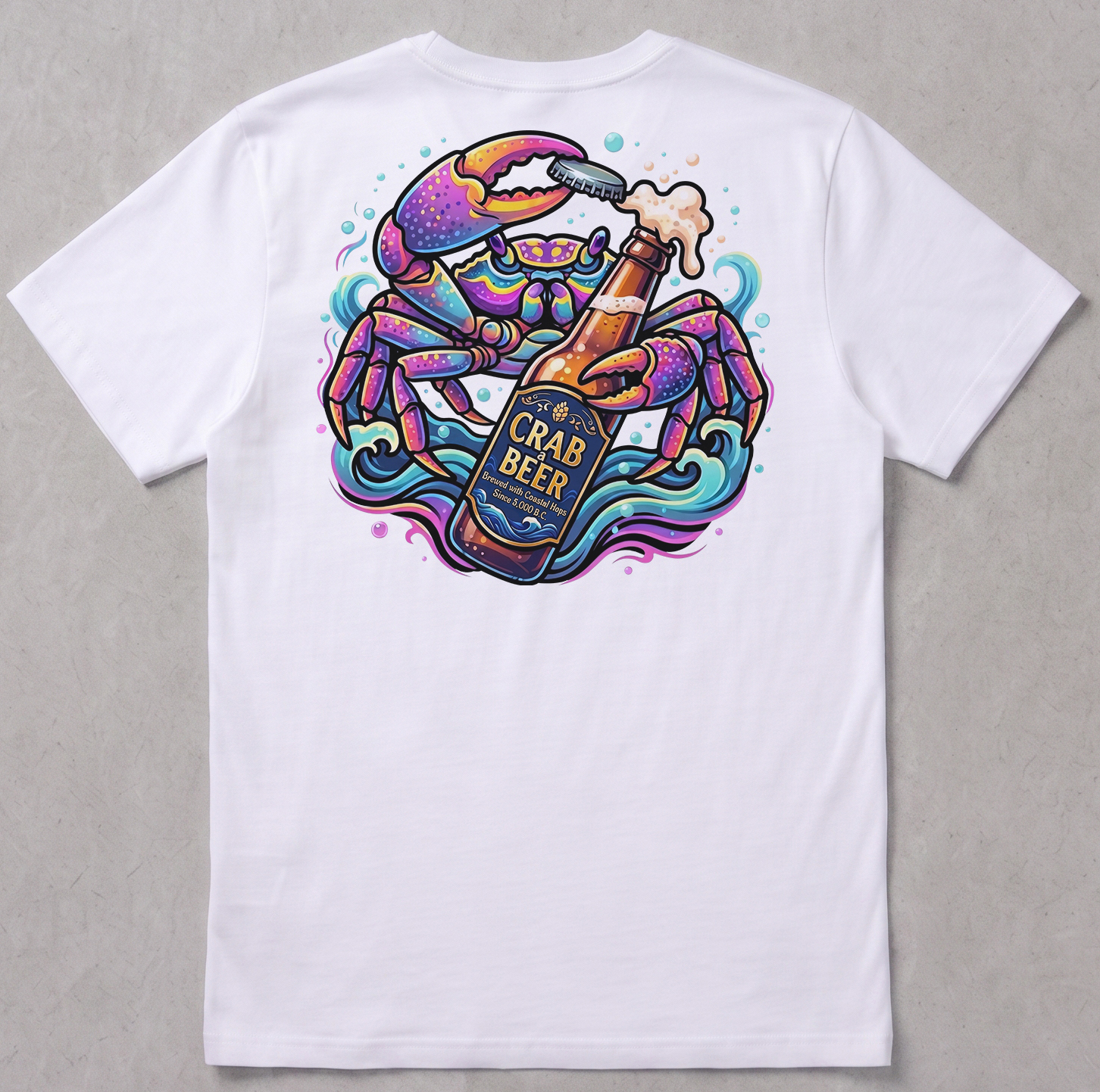 Crab a Beer - Camiseta padrão