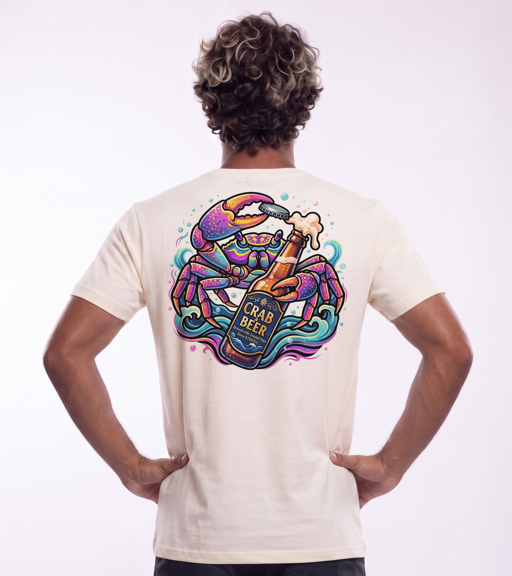 Crab a Beer - Camiseta padrão