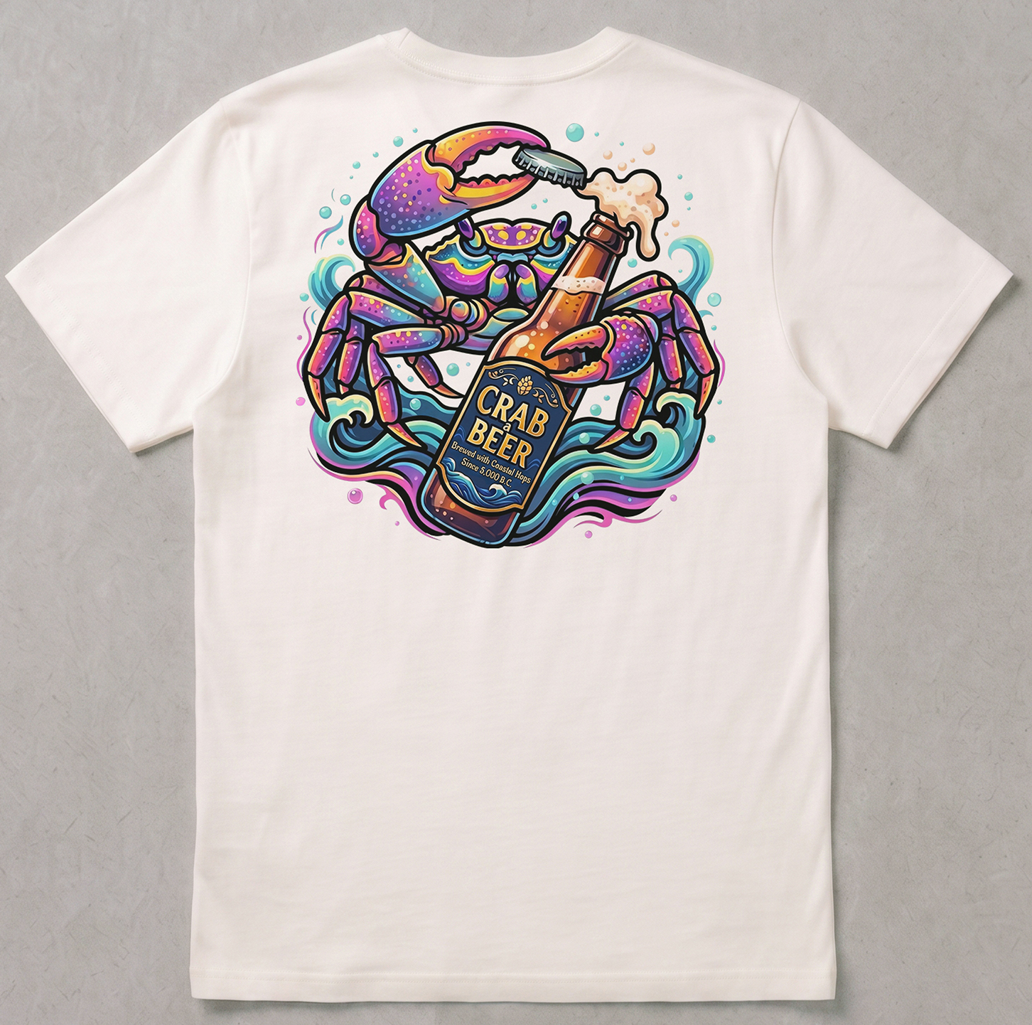 Crab a Beer - Camiseta padrão