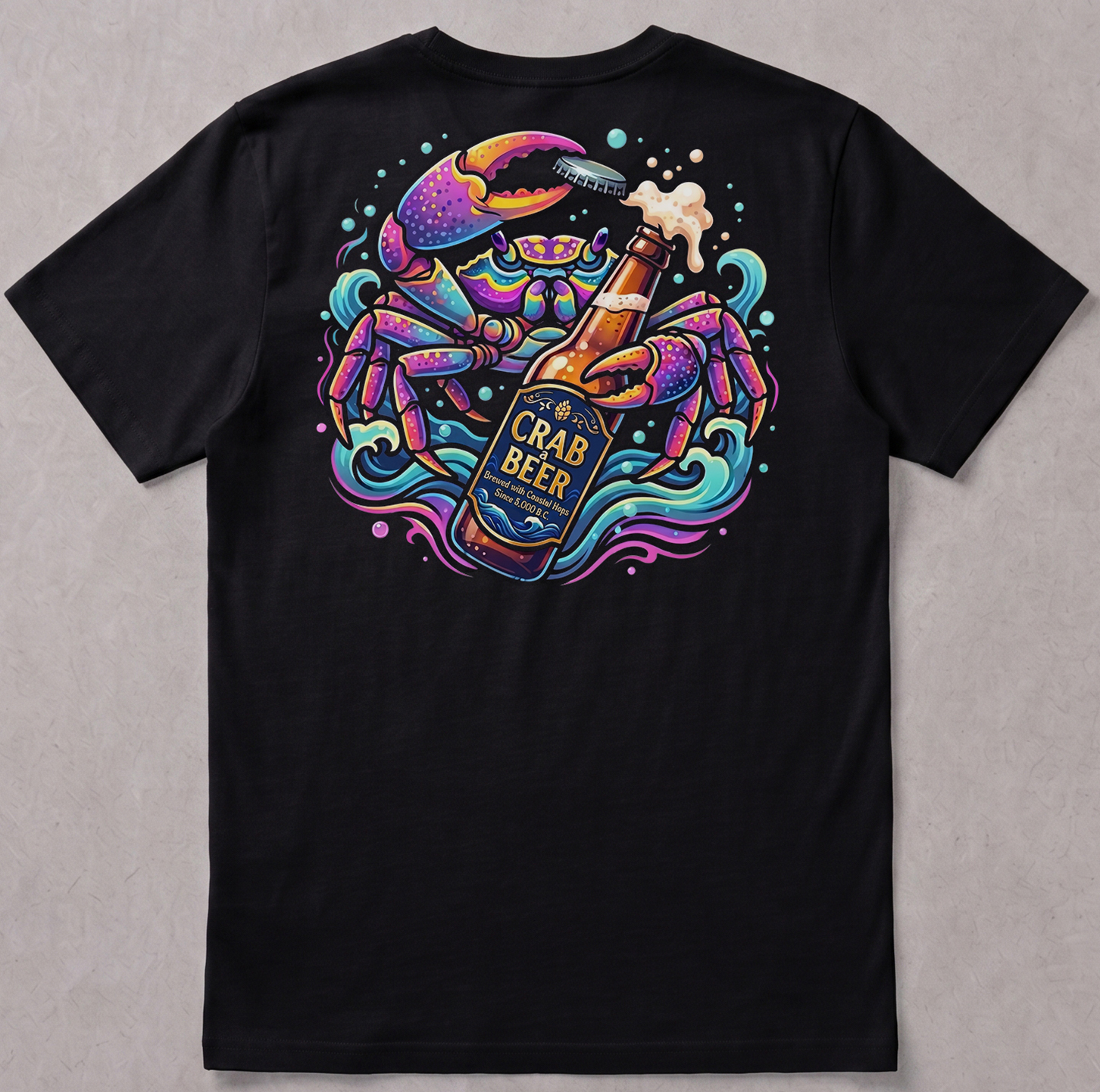 Crab a Beer - Camiseta padrão