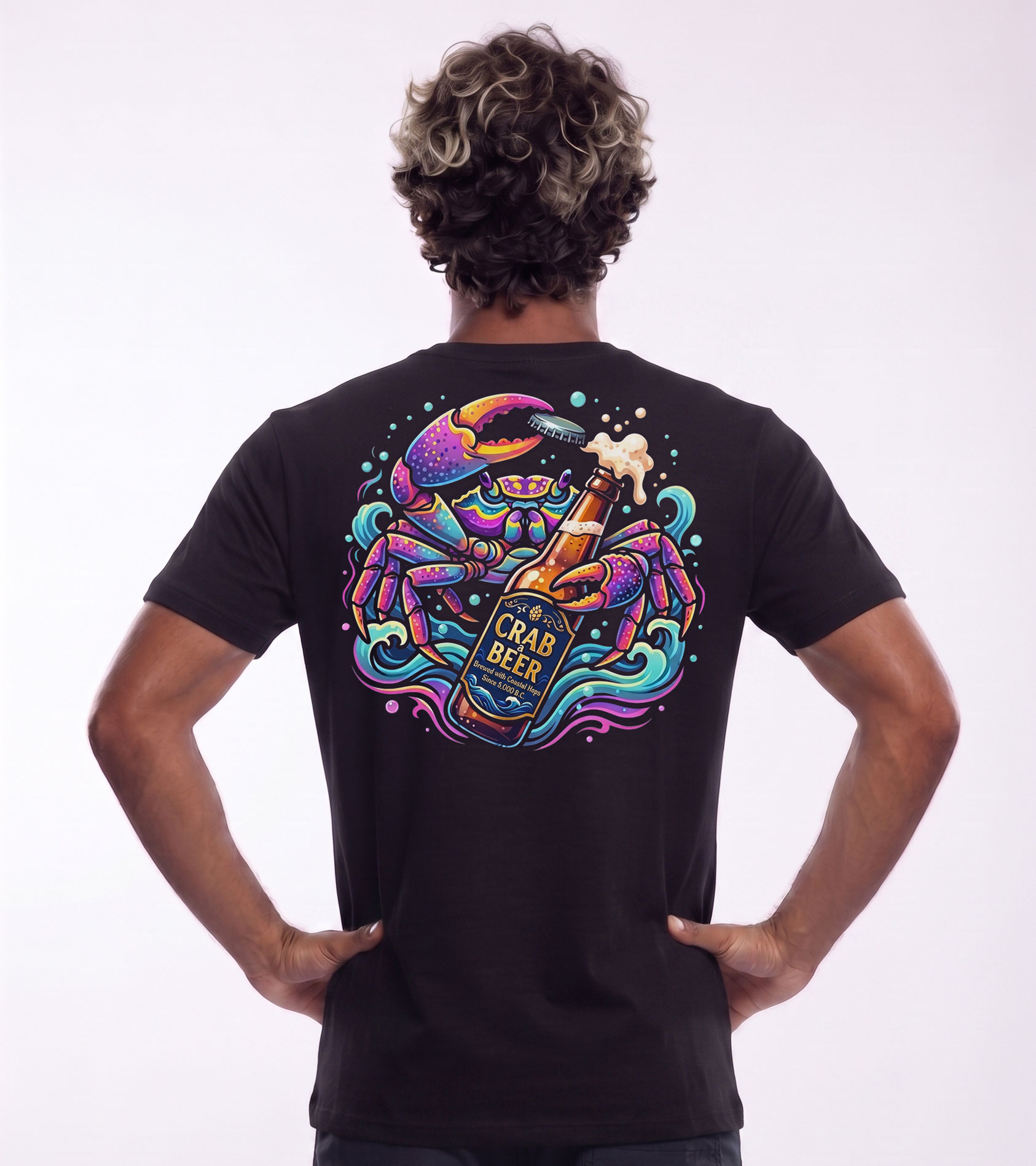 Crab a Beer - Camiseta padrão
