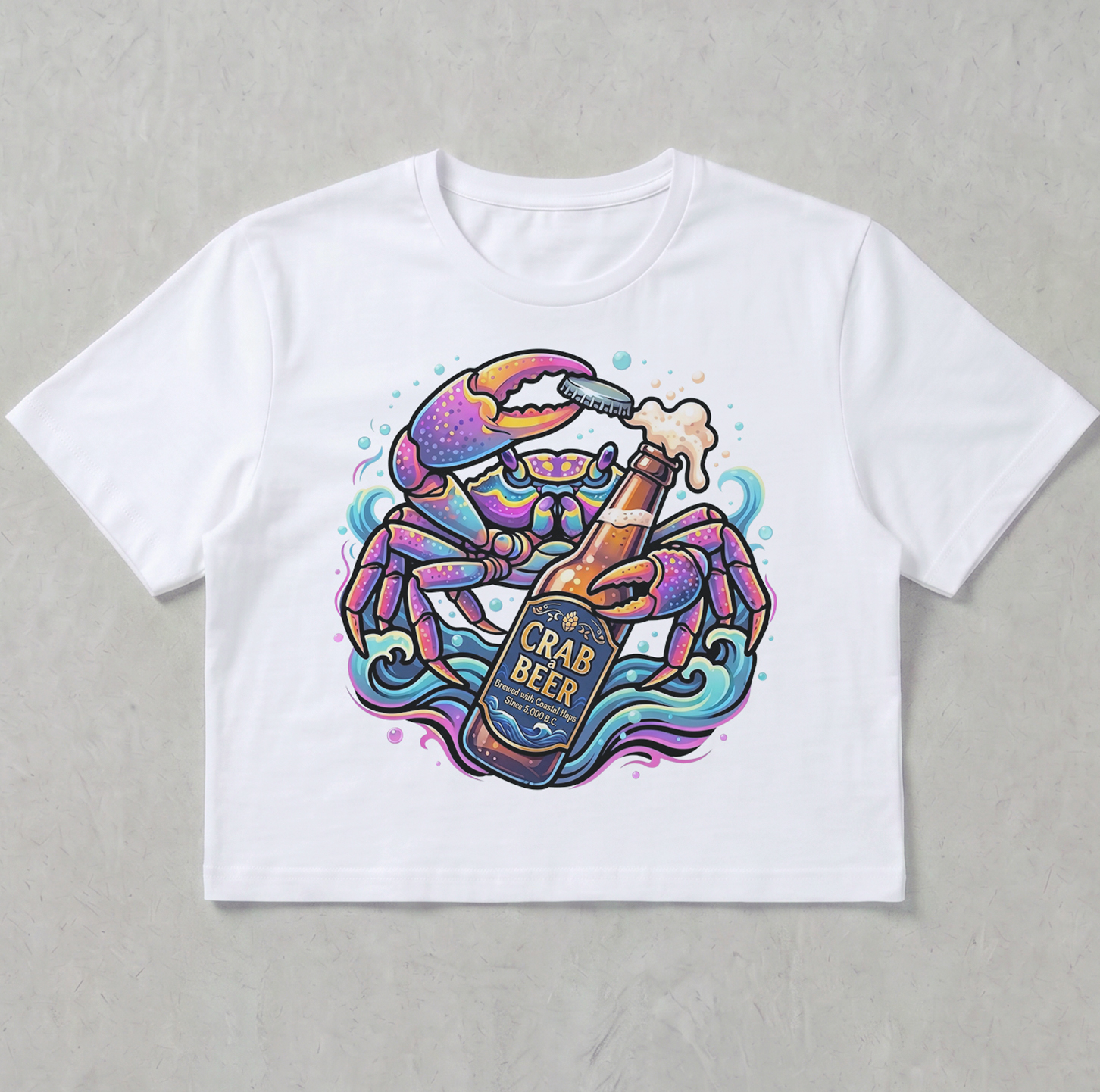 Crab a Beer - Cropped
