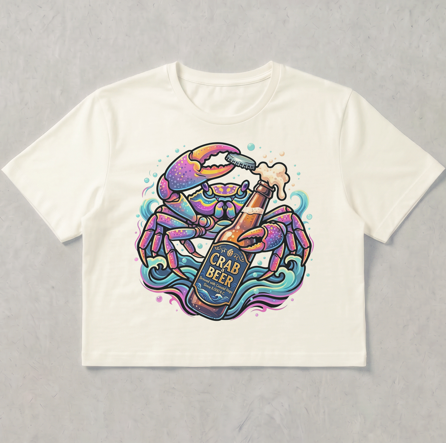 Crab a Beer - Cropped